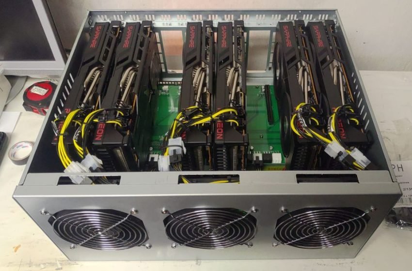 AMD: Test těžební (mining) sestavy v MINI BOXU Sapphire pulse RX 6700 XT v HiveOS