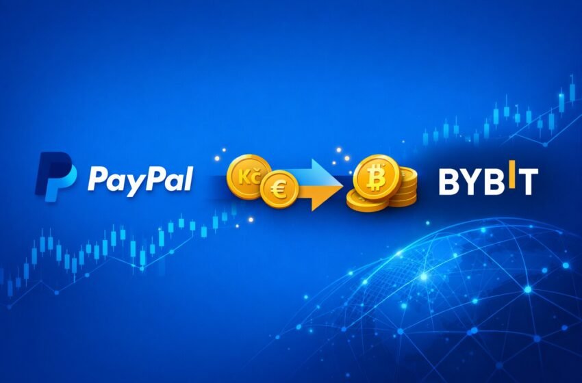 PayPal míří na burzu Bybit. Nabízí vklady v korunách zdarma a 30 eur navíc
