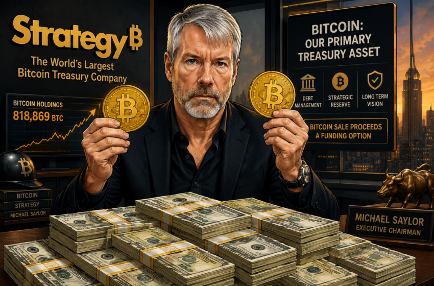 Bitcoin jako pojistka na dluhy. Strategy naznačila možnost prodeje části BTC