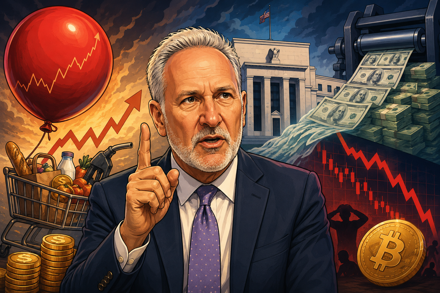 Peter Schiff a inflace