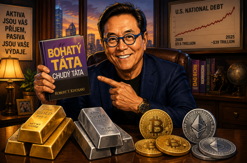 Kiyosaki varuje před „Everything Bubble“. Tato čtyři aktiva mají podle něj přežít otřesy