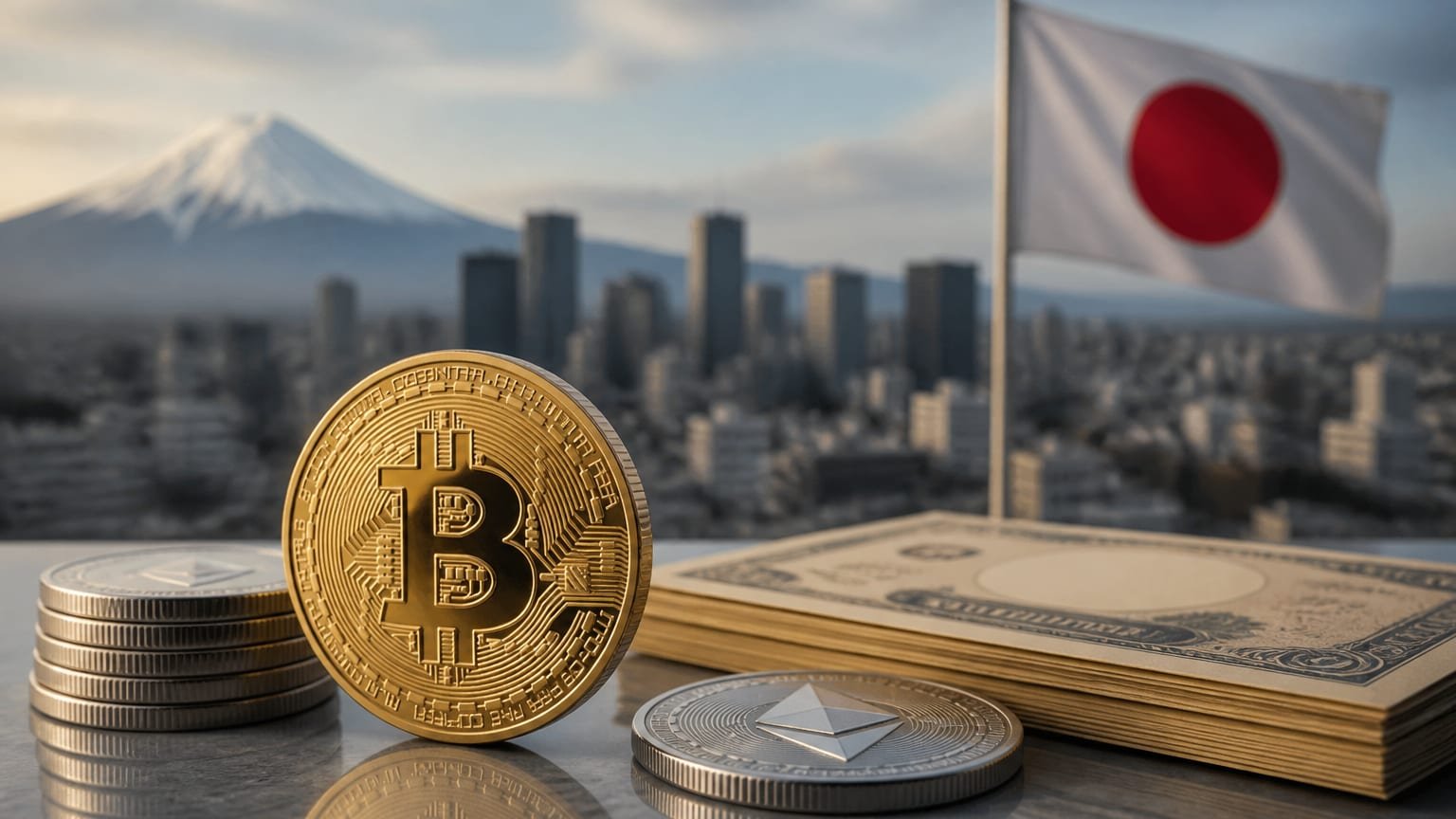 Japonsko mění postavení kryptoměn. Přiblíží se krypto akciím a dluhopisům?