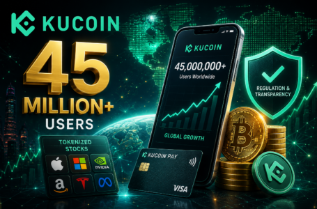 KuCoin překonal 45 milionů uživatelů. Burza sází na regulace, tokenizované akcie i platební služby