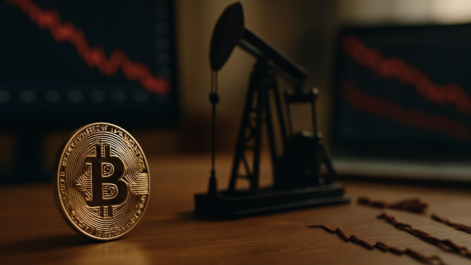 Bitcoin po útoku USA na Írán téměř nereagoval, ropa zdražila a akcie klesly