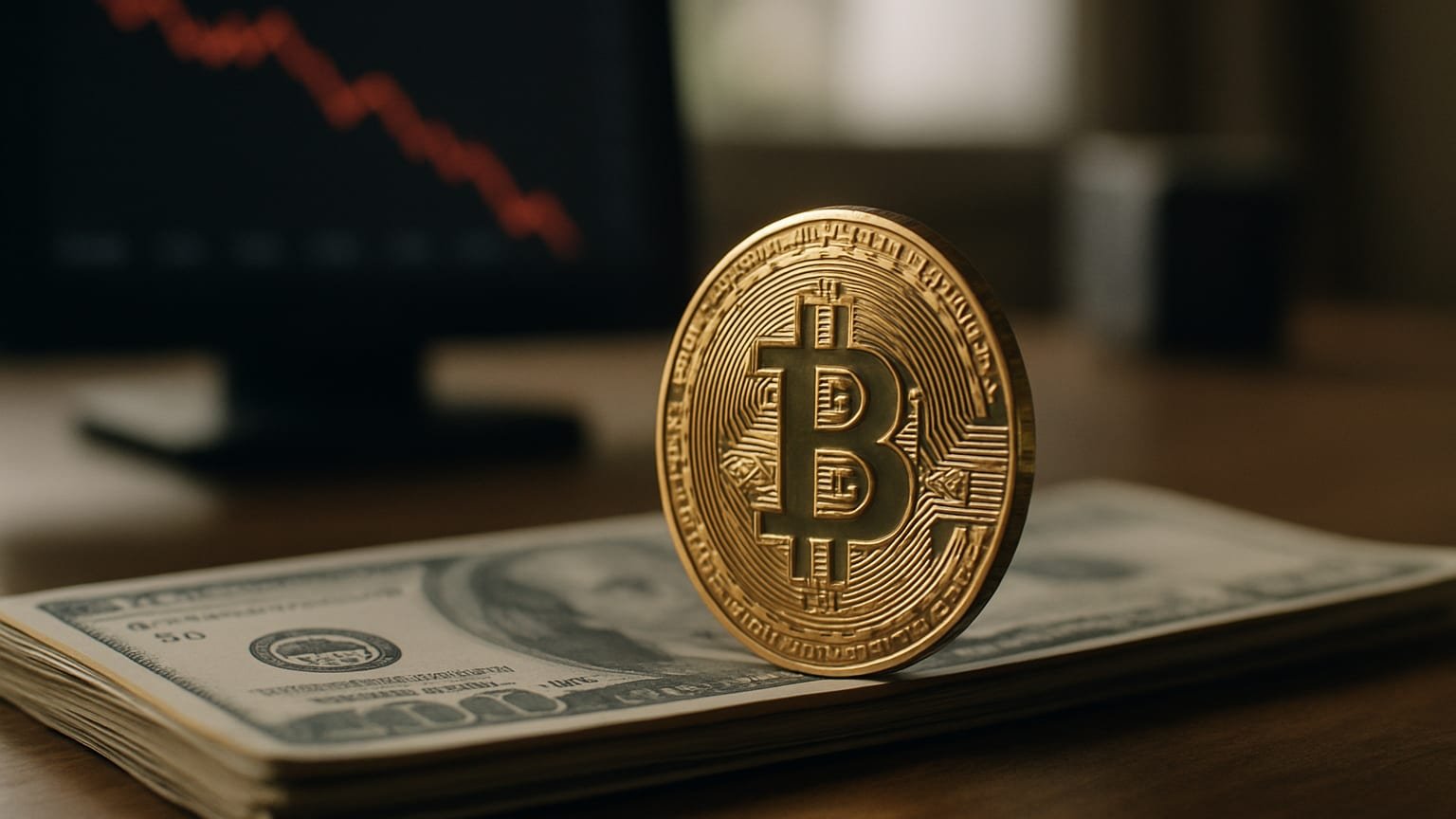 Bitcoin odevzdal část pondělního růstu, šance Clarity Act na Polymarketu slábnou
