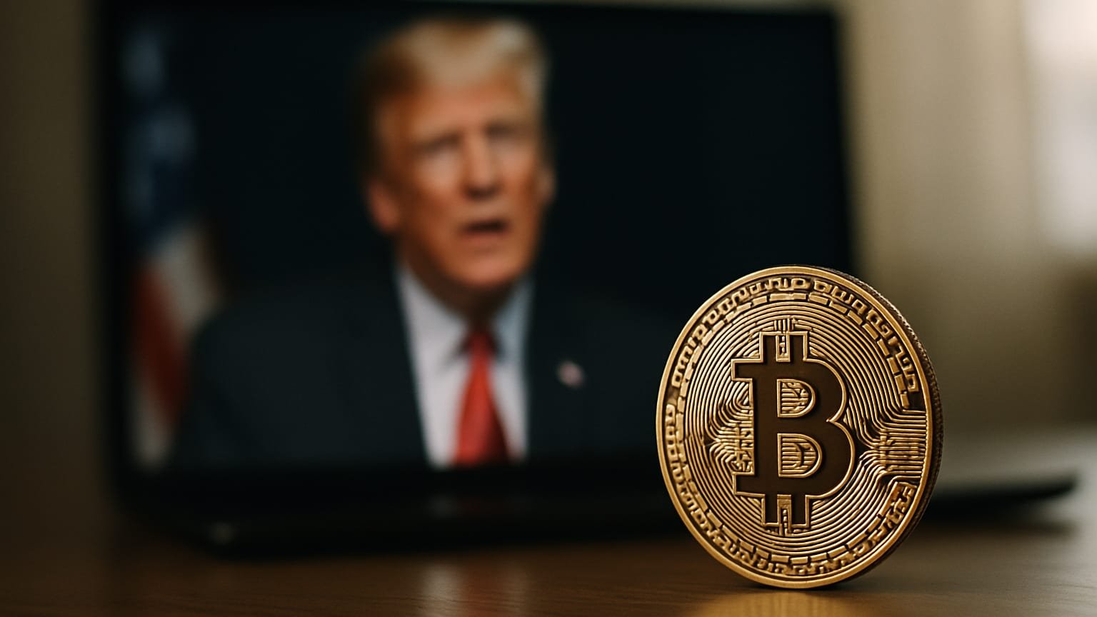 Bitcoin posílil k 82 000 USD po Trumpově výroku o Íránu